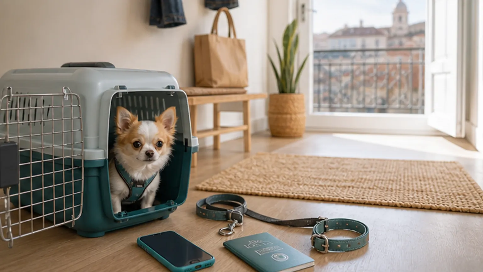 Imagem editorial sobre melhor transportadora para cão pequeno: 9 erros antes de ir à consulta