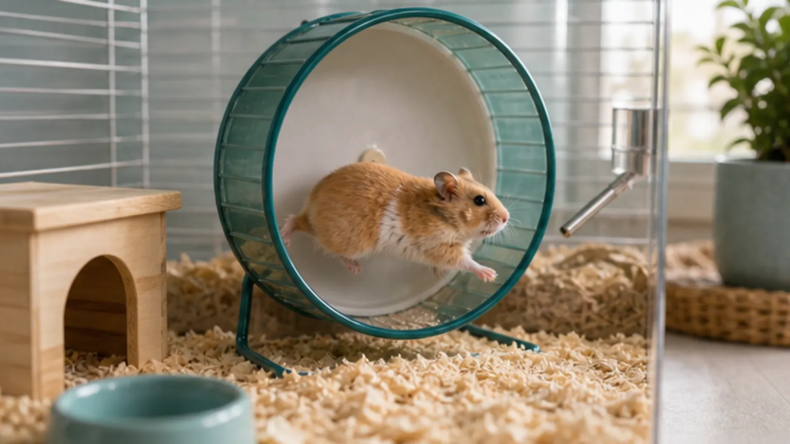 Imagem editorial sobre a roda do hamster é pequena? o sinal está na coluna